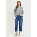 RISEN RISEN LOW RISE SLOUCHY BOYFRIEND JEANS