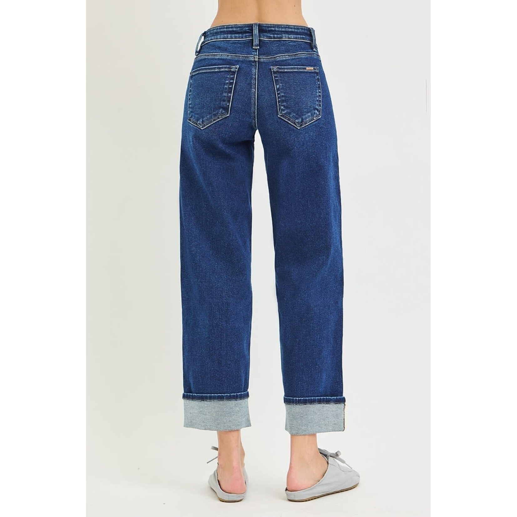 RISEN RISEN LOW RISE SLOUCHY BOYFRIEND JEANS