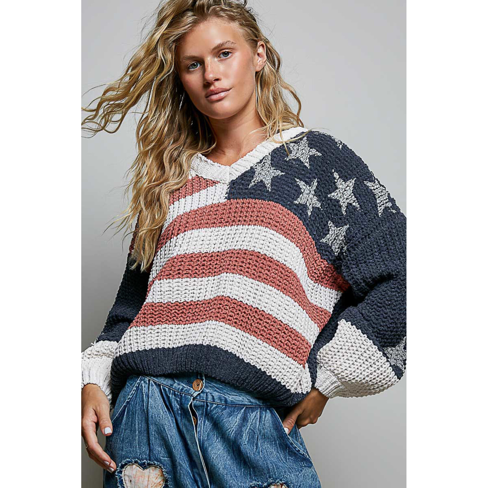 THE AMERICAN FLAG PULLOVER HOODIE