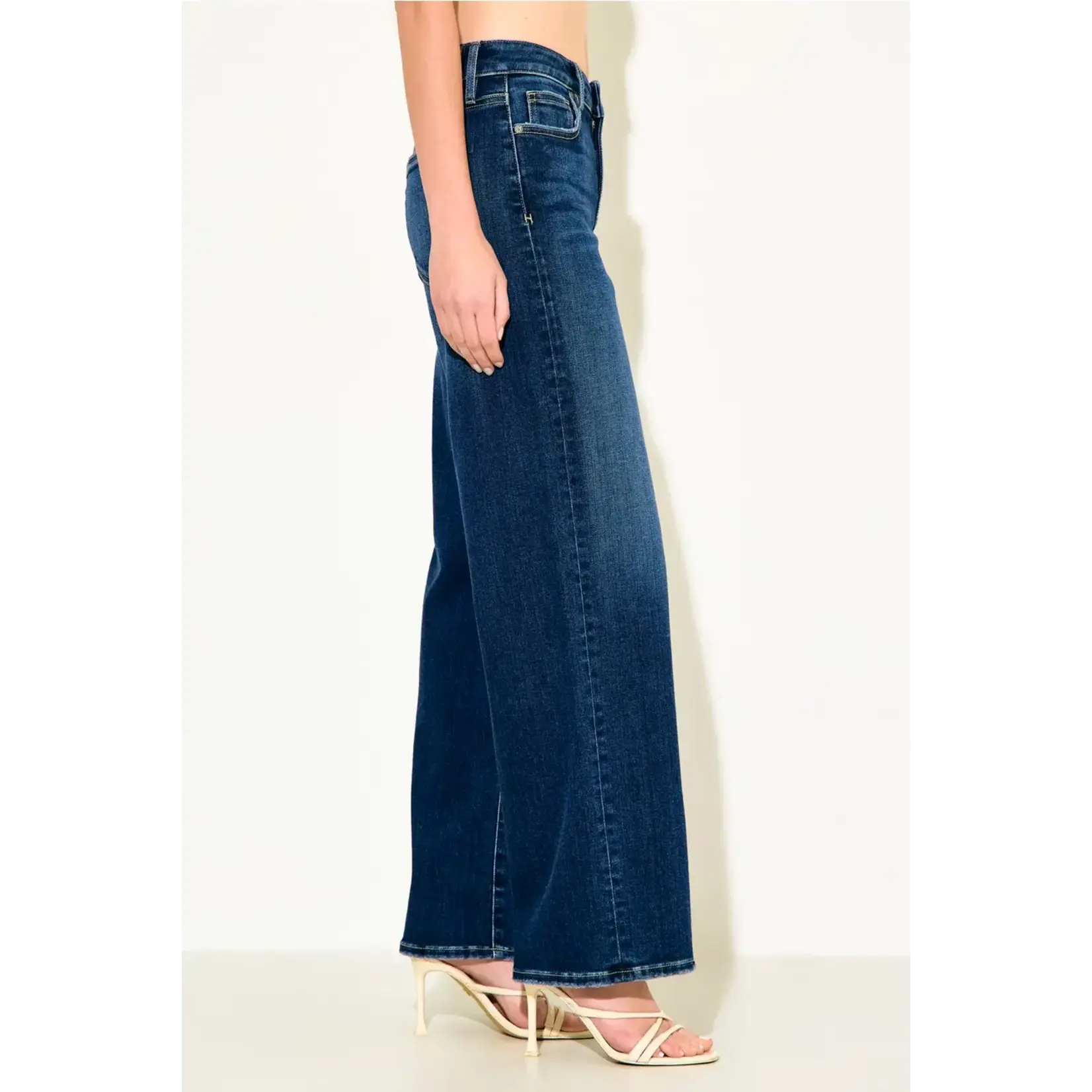 HIDDEN HIDDEN MID RISE LOGAN DAD BASIC JEAN