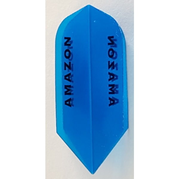 Amazon Amazon Transparent Blue Slim Dart Flights