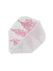 8 Flight 8 Flight Cherry Blossom Blizzard Sakurafubuki White No 6 Dart Flights