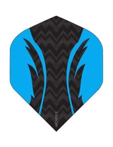 Archer Archers X Pro Black Blue Standard Dart Flights