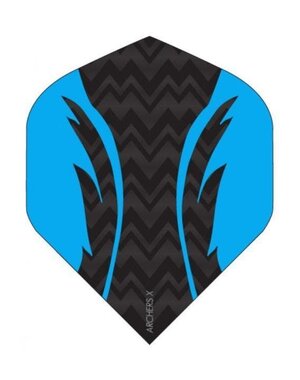 Archer Archers X Pro Black Blue Standard Dart Flights
