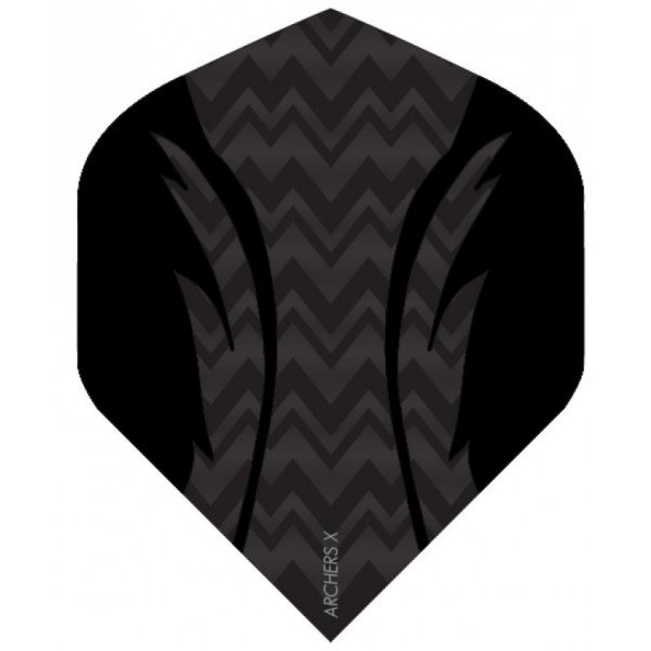 Archer Archers X Pro Black Smoke Standard Dart Flights