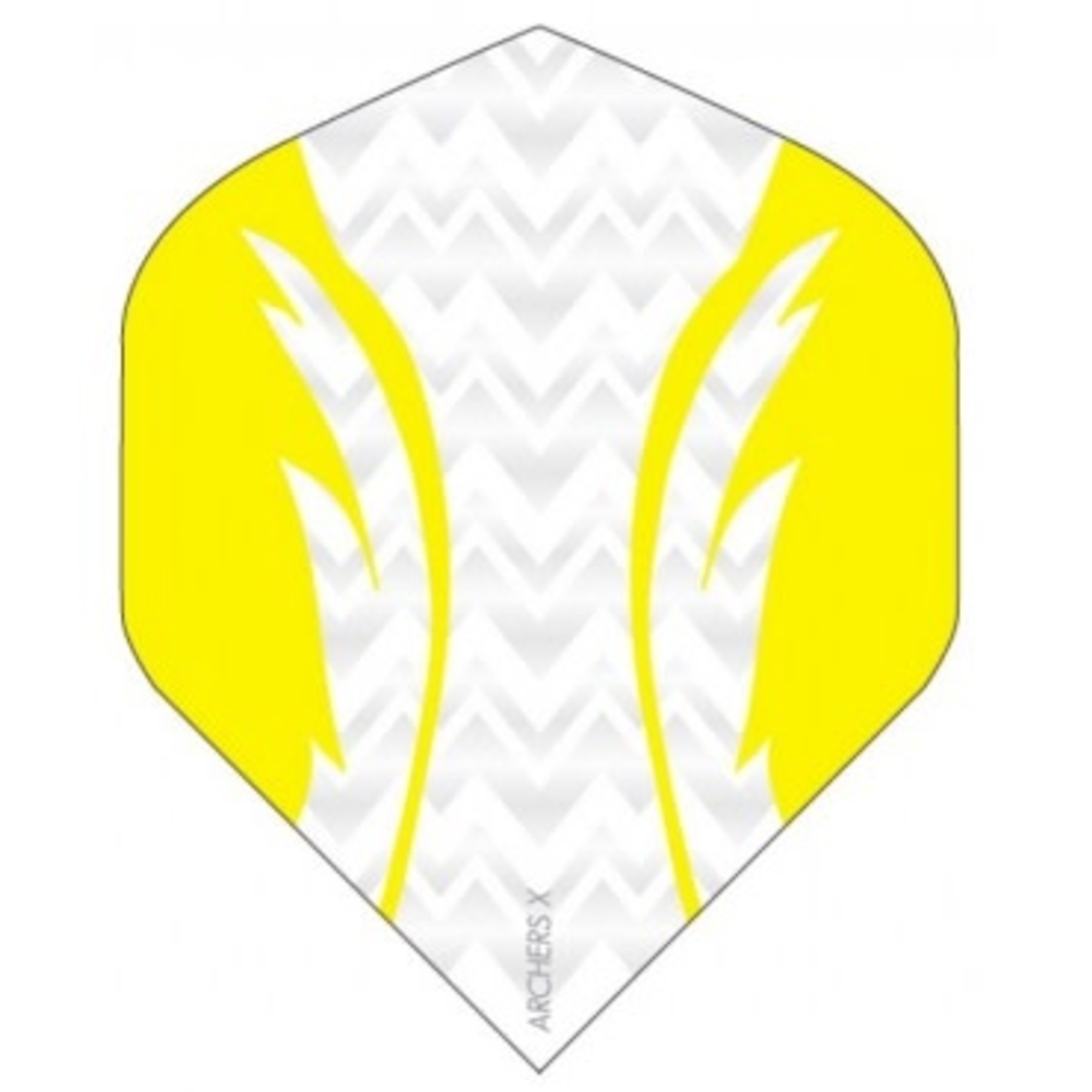 Archer Archers X Pro White Yellow Standard Dart Flights