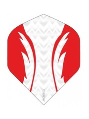 Archer Archers X Pro White Red Standard Dart Flights