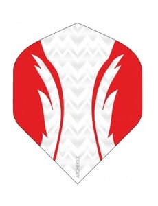 Archer Archers X Pro White Red Standard Dart Flights