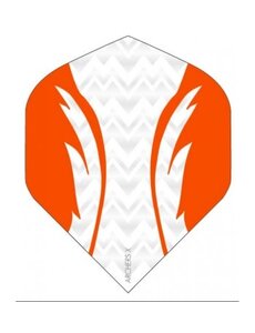 Archer Archers X Pro White Orange Standard Dart Flights