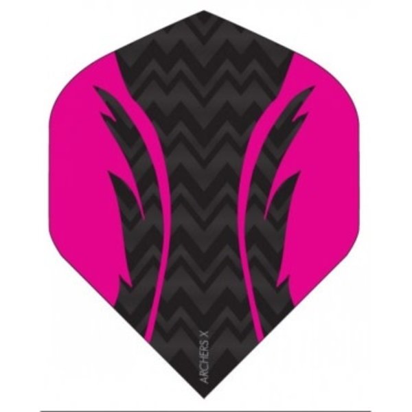 Archer Archers X Pro Black Pink Standard Dart Flights