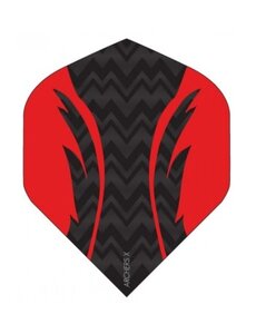 Archer Archers X Pro Black Red Standard Dart Flights