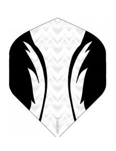 Archer Archers X Pro White Black Standard Dart Flights