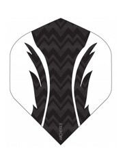 Archer Archers X Pro Black White Standard Dart Flights