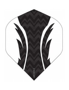 Archer Archers X Pro Black White Standard Dart Flights
