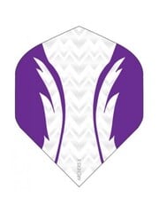Archer Archers X Pro White Purple Standard Dart Flights