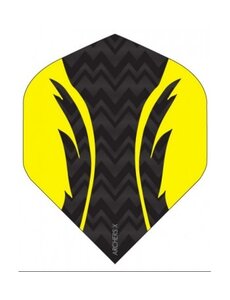 Archer Archers X Pro Black Yellow Standard Dart Flights