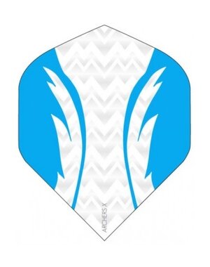 Archer Archers X Pro White Aqua Standard Dart Flights