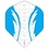 Archer Archers X Pro White Aqua Standard Dart Flights