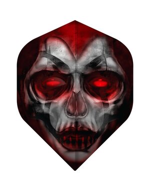 Designa Horror Show Jester Queen No2 Standard Dart Flights