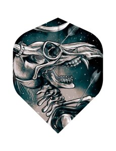 Designa Horror Show Deer Skull No2 Standard Dart Flights