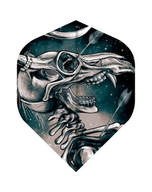 Designa Horror Show Deer Skull No2 Standard Dart Flights
