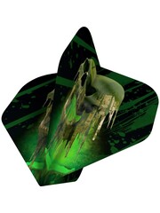 Designa Horror Show Melting Skull No2 Standard Dart Flights