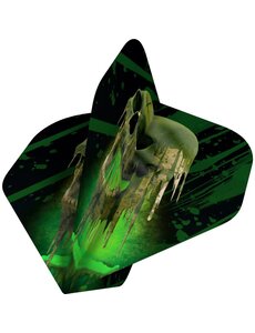Designa Horror Show Melting Skull No2 Standard Dart Flights