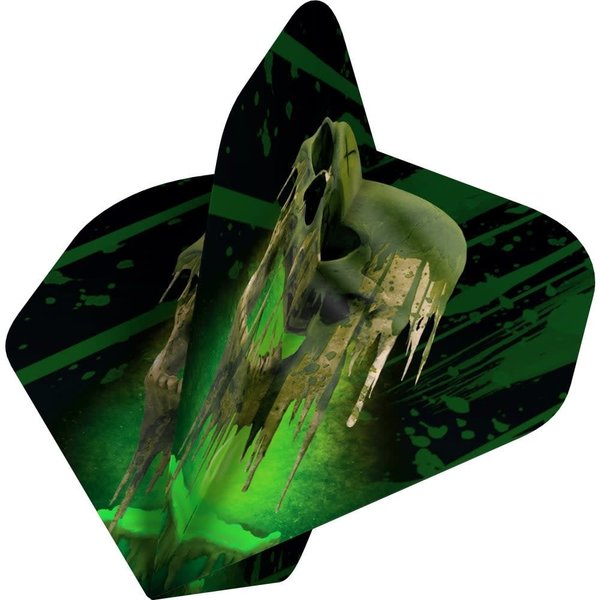 Designa Horror Show Melting Skull No2 Standard Dart Flights