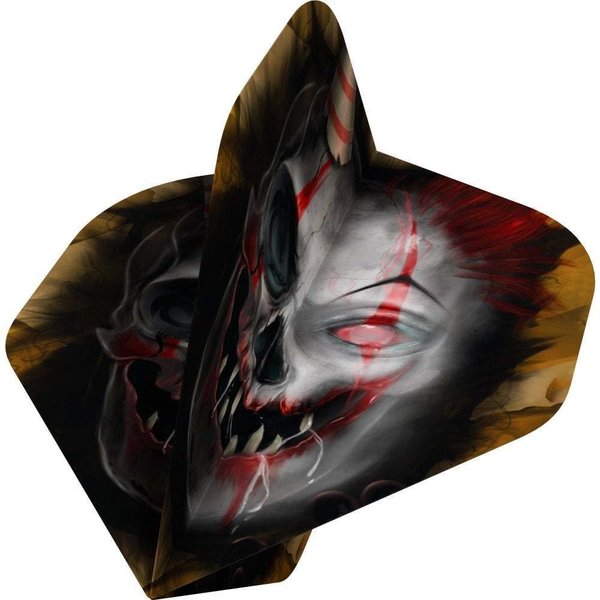 Designa Horror Show Killer Clown No2 Standard Dart Flights