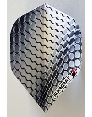 ElkaDart Titanium Silver Elkadart Standard Dart Flights