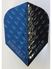 Harrows Darts Harrows Sparkle Dimplex Blue and Black Two Tone Standard Dart Flights