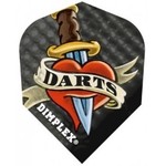 Harrows Darts Harrows Dagger Darts Heart Dimplex Standard Dart Flights