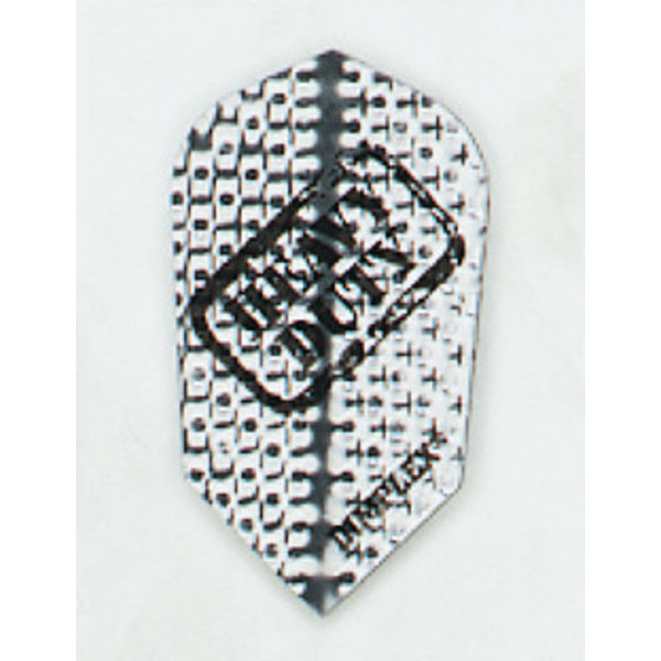 Harrows Darts Silver and Black Heavy Duty Slim Dimplex Dart Flights