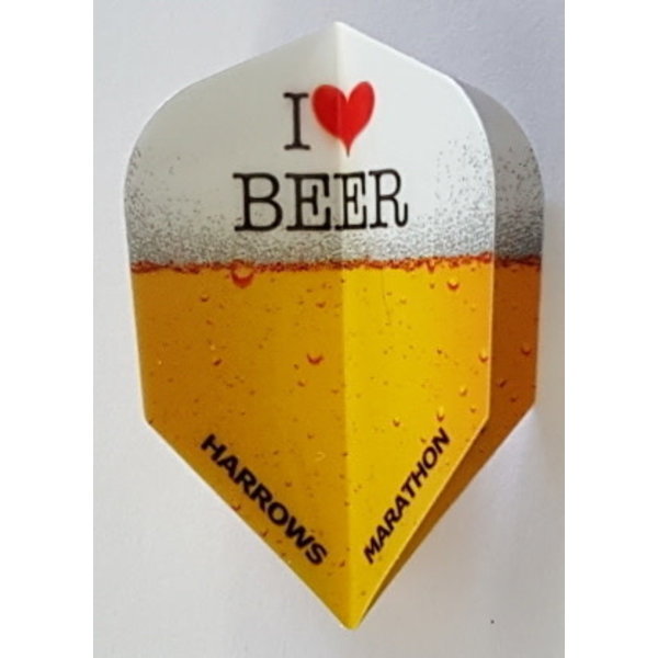 Harrows Darts Harrows Marathon I Love Beer Standard Dart Flights