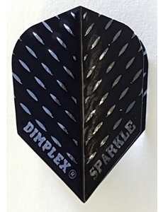 Harrows Darts Harrows Sparkle Dimplex Black Standard Dart Flights