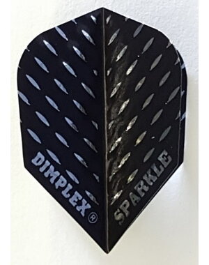 Harrows Darts Harrows Sparkle Dimplex Black Standard Dart Flights
