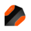 Harrows Darts Harrows Black and Orange Prime Standard Dart Flights