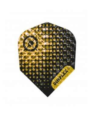 Harrows Darts Harrows Black Gold Fade Dimplex Standard Dart Flights
