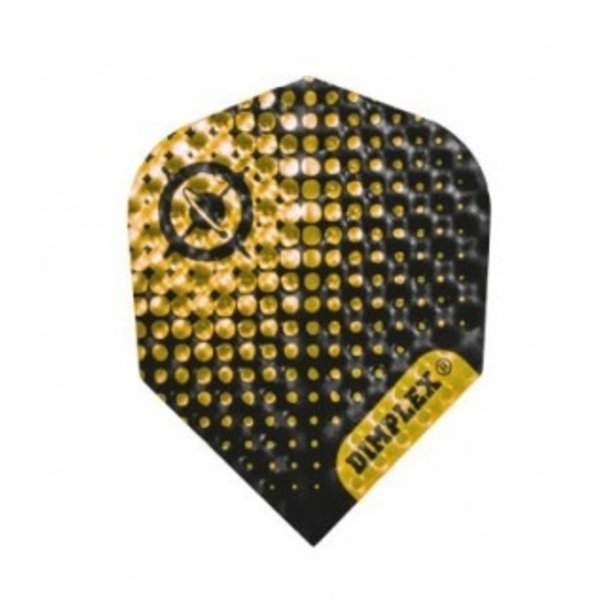 Harrows Darts Harrows Black Gold Fade Dimplex Standard Dart Flights