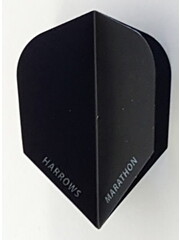 Harrows Darts Harrows Marathon Solid Matt Black Standard Dart Flights