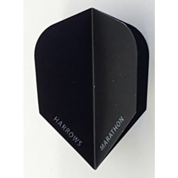 Harrows Darts Harrows Marathon Solid Matt Black Standard Dart Flights