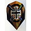 Harrows Darts Harrows Black Cross and Swords Holographic Standard Dart Flights