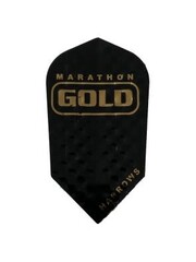 Harrows Darts Harrows Marathon Gold Black and Gold Dimplex Slim Dart Flights