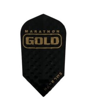 Harrows Darts Harrows Marathon Gold Black and Gold Dimplex Slim Dart Flights