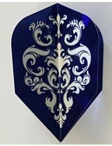 Harrows Darts Harrows Blue Ornate Holographic Standard Dart Flights