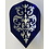 Harrows Darts Harrows Blue Ornate Holographic Standard Dart Flights
