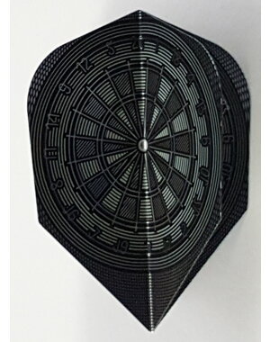 Harrows Darts Harrows Quadro Grey Dart Board Standard Dart Flights