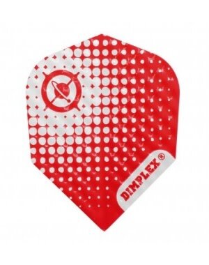 Harrows Darts Harrows Red White Fade Dimplex Standard Dart Flights