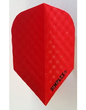 Harrows Darts Harrows Solid Red Dimplex Standard Dart Flights