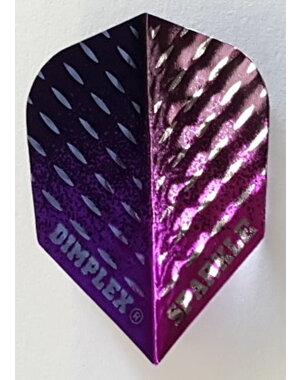 Harrows Darts Harrows Sparkle Dimplex Black and Purple Fade Standard Dart Flights